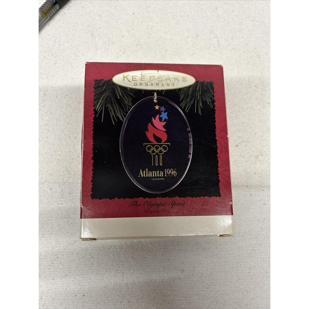 Autographed Atlanta 1996 The Olympic Spirit Hallmark Ornament By Rocky Lane